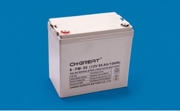 AMG系列 6-FM-55（铜端）固定型阀控式铅酸蓄电池