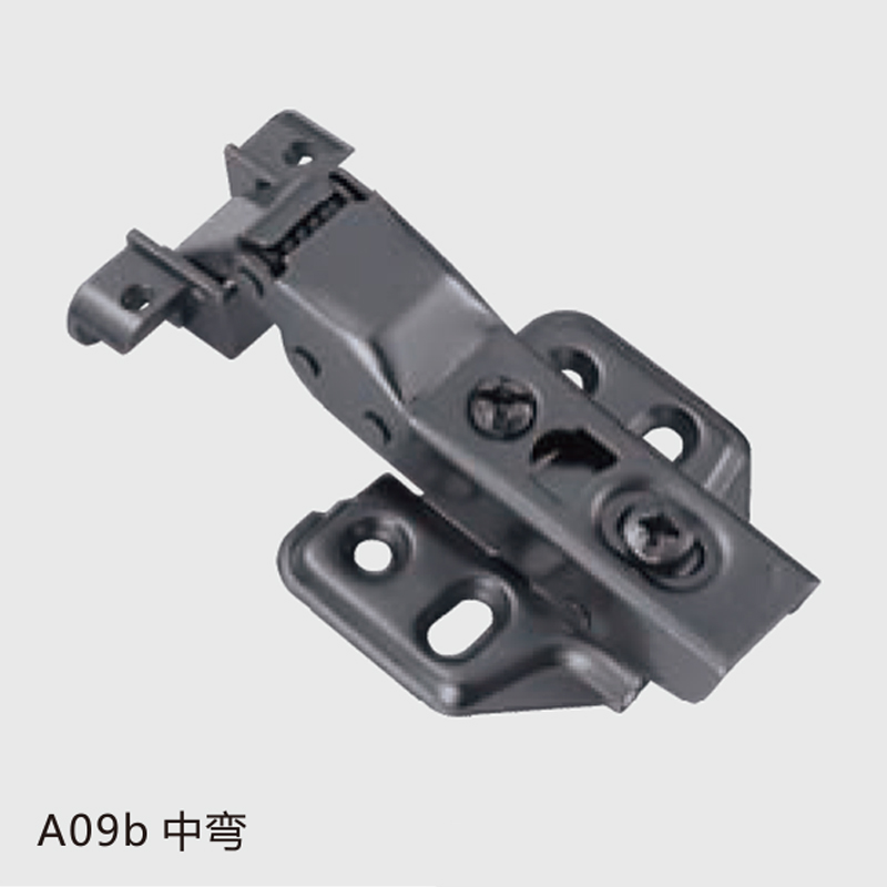 A09铝框缓冲铰链（枪黑）