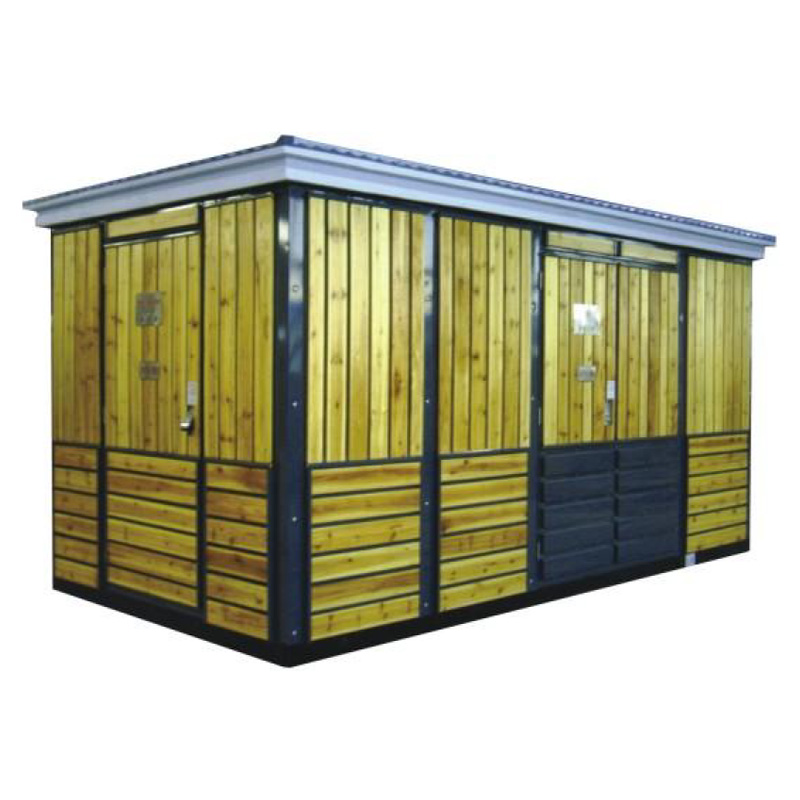 HS-10 Wood Strip / Metal Prefabricated Substation Enclosure