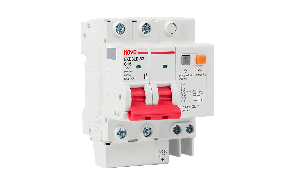 The EXB3LE-63 Series Residual Current Circuit Breakers