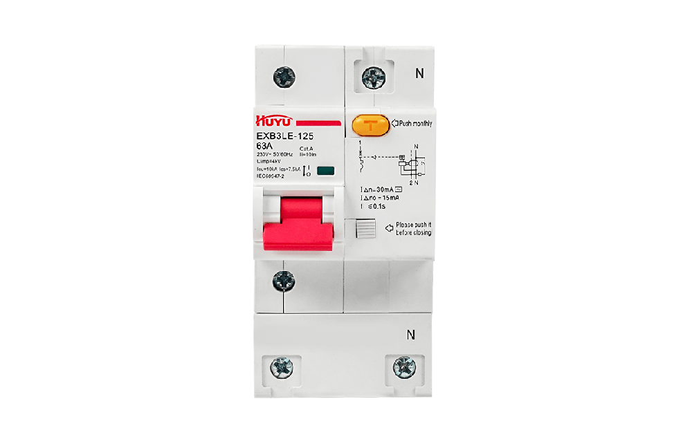 The EXB3LE-125 Series Residual Current Circuit Breakers