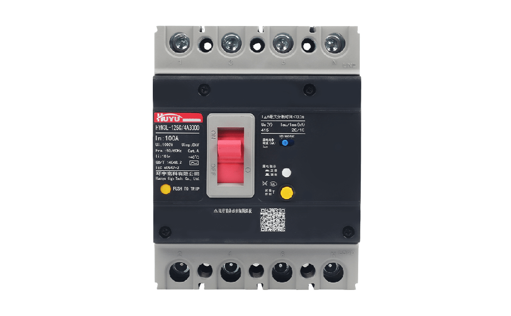 The HYM3L Series Earth Leakage Circuit Breaker