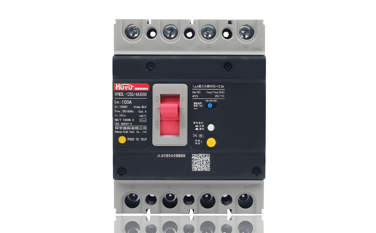 The HYM3L Series Earth Leakage Circuit Breaker