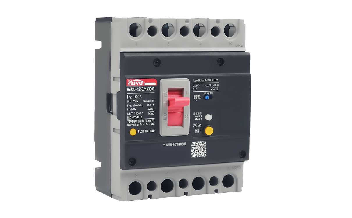 The HYM3L Series Earth Leakage Circuit Breaker