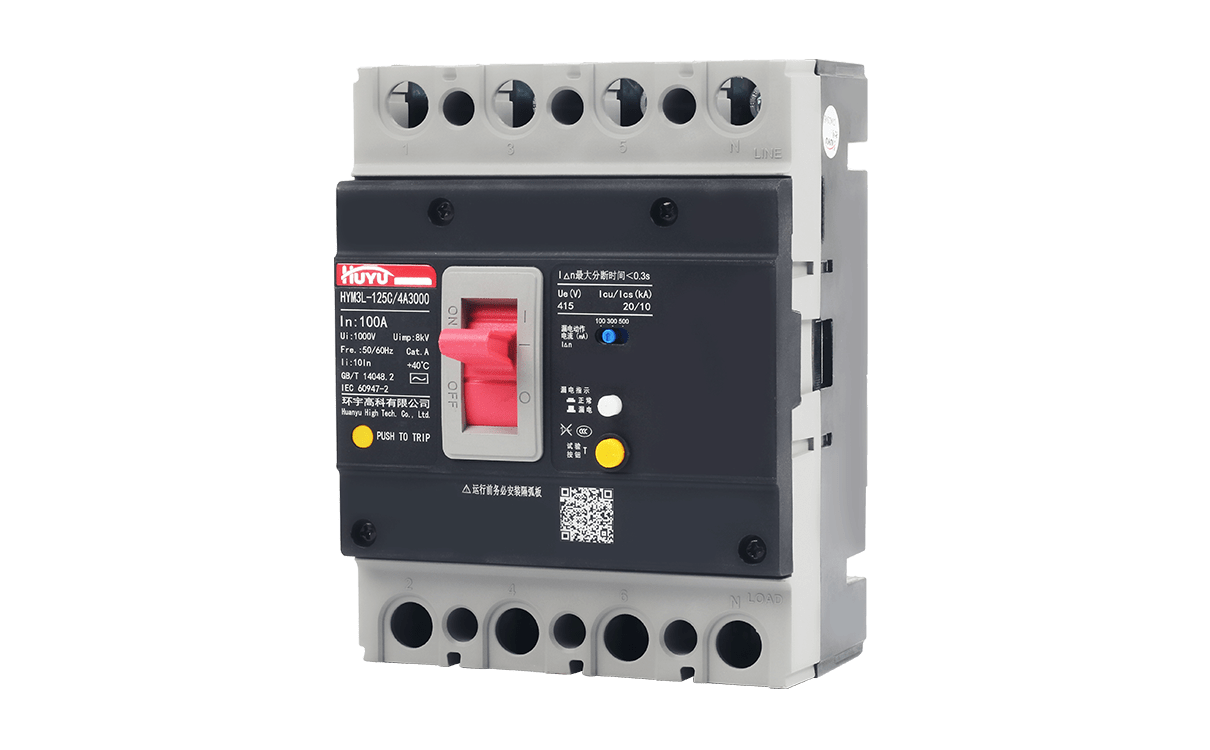 The HYM3L Series Earth Leakage Circuit Breaker