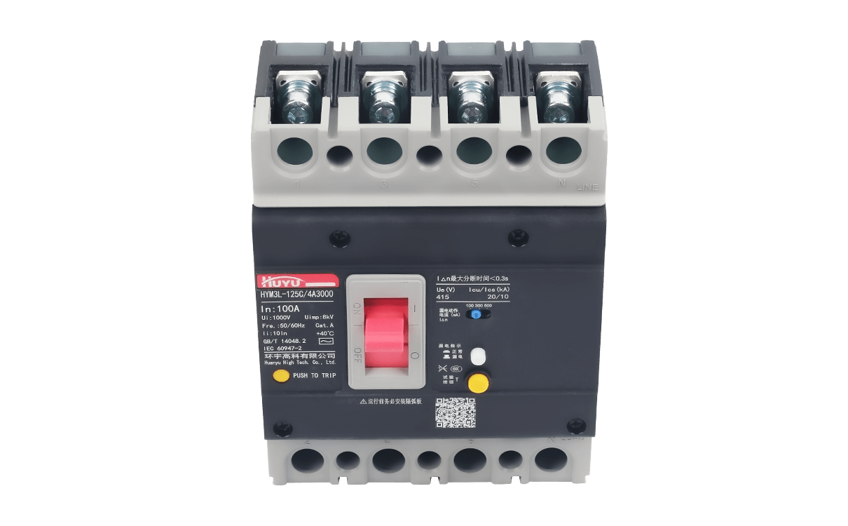 The HYM3L Series Earth Leakage Circuit Breaker