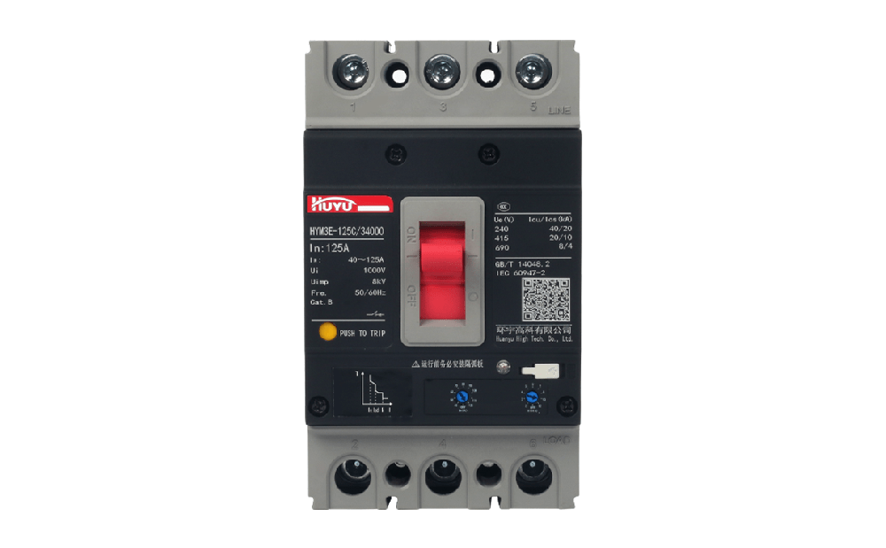 The HYM3E Electronic-Type Molded-Case Circuit Breakers