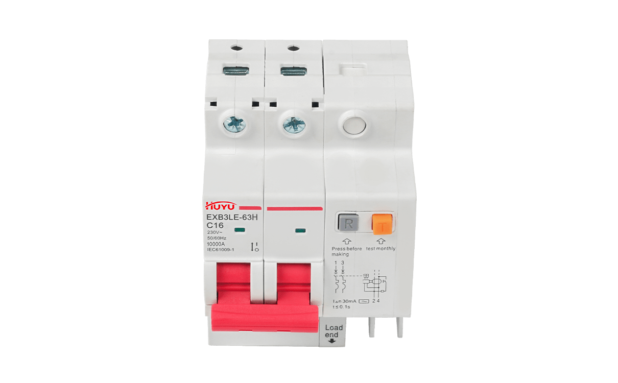 The EXB3LE-63H Series Residual Current Circuit Breakers