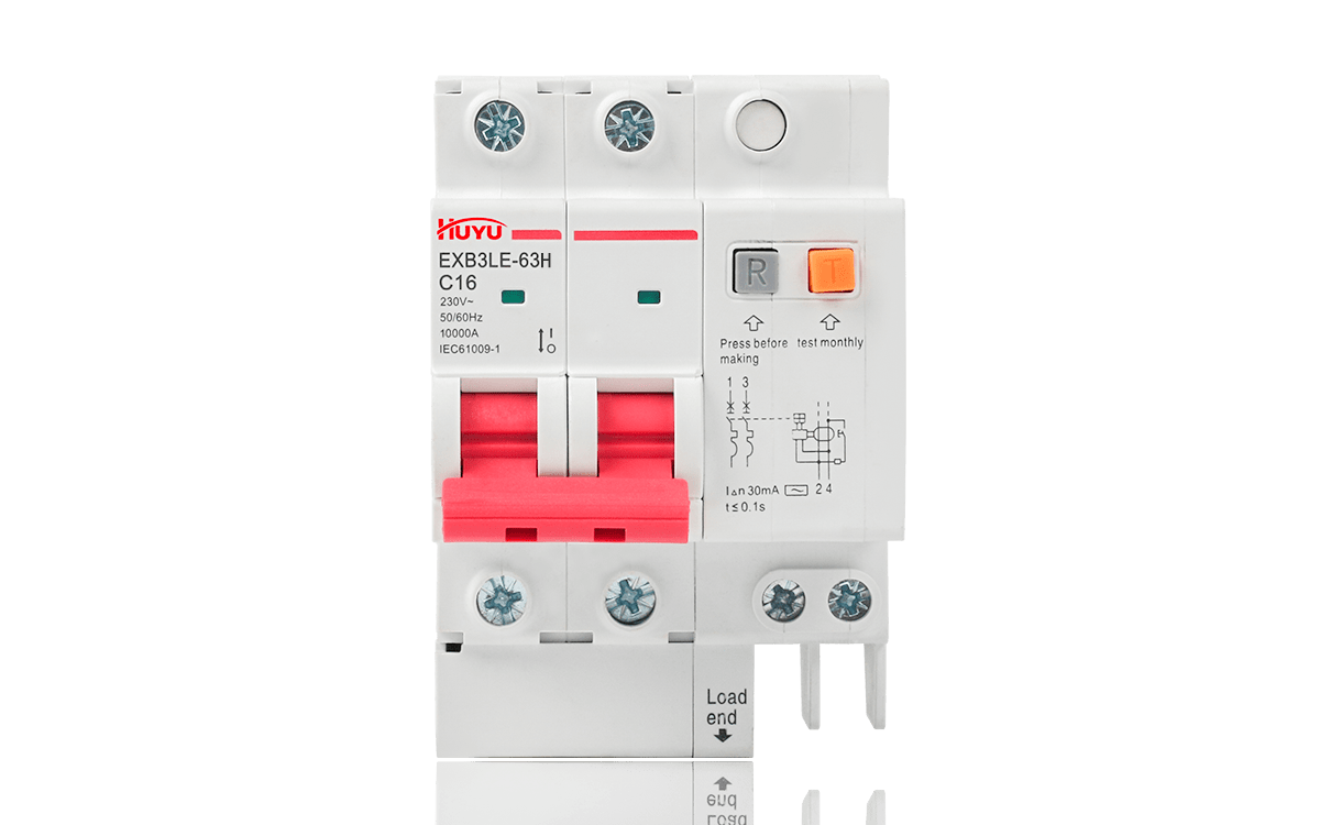 The EXB3LE-63H Series Residual Current Circuit Breakers