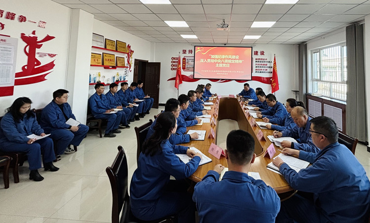 嘉能精碳党支部开展“加强纪律作风建设，深入贯彻中央八项规定精神” 主题党日活动_副本.jpg