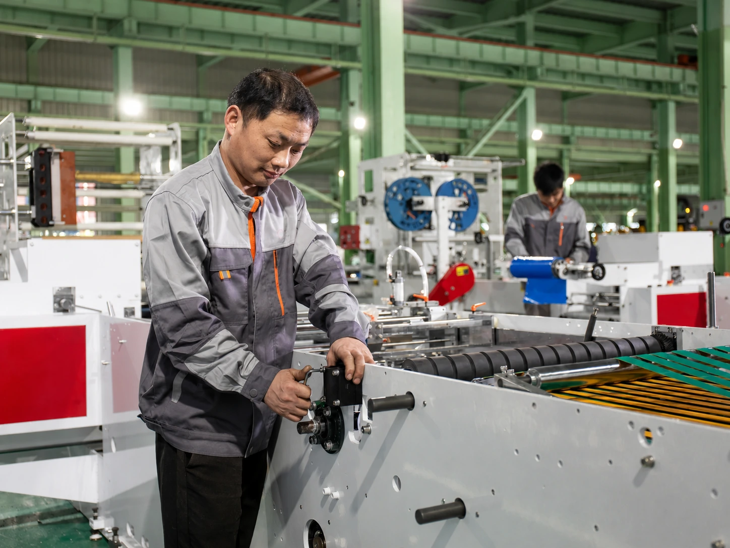 Machine assembly detail