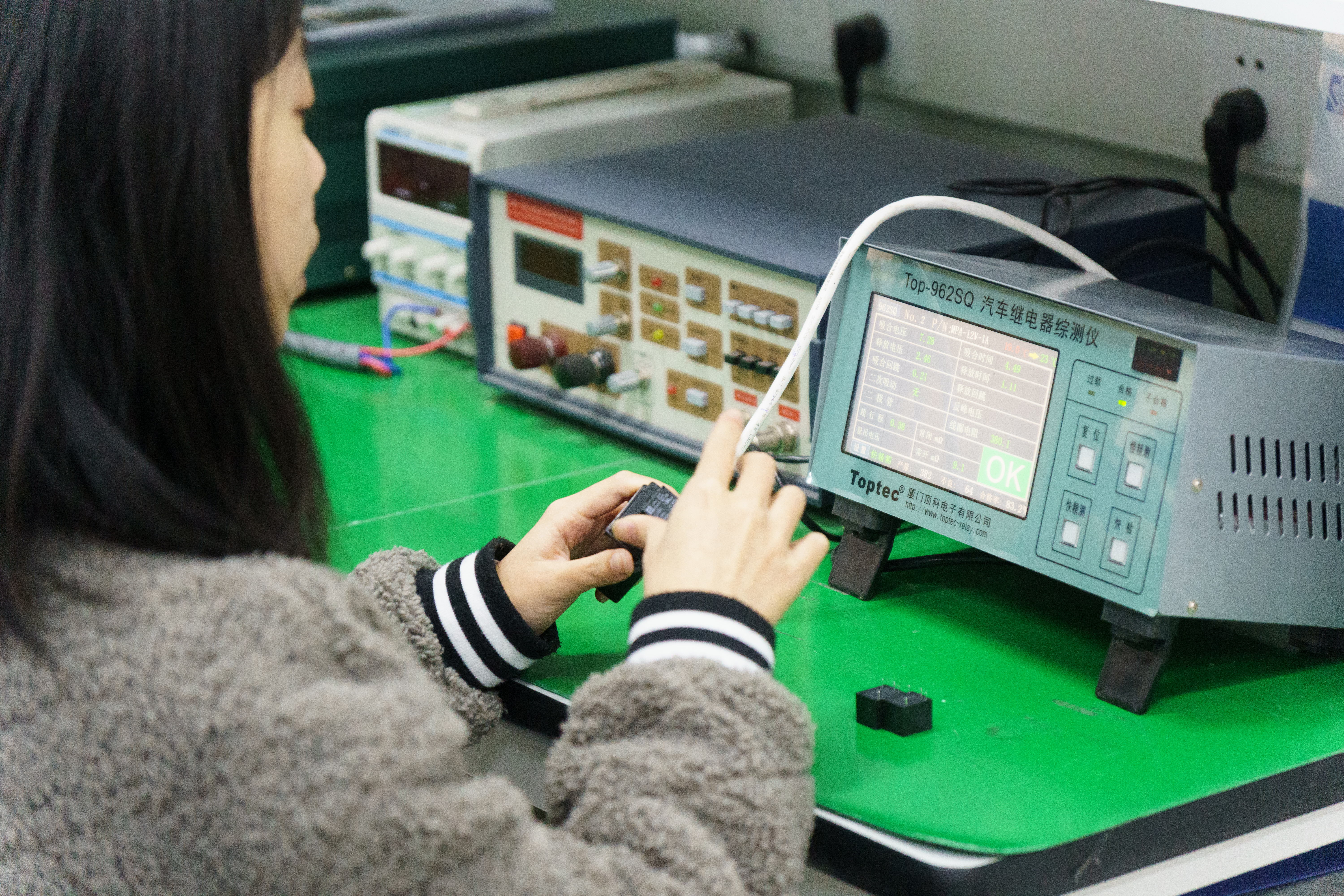 Relay testing equipment