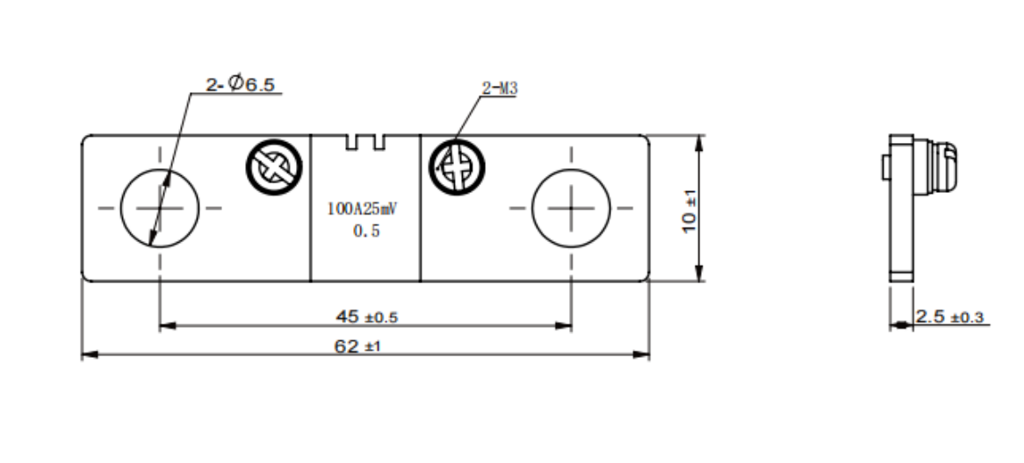 NFFL-2a直流分流器 100A-25mV/0.5 NFFL-2a直流分流器 100A-25mV/0.5