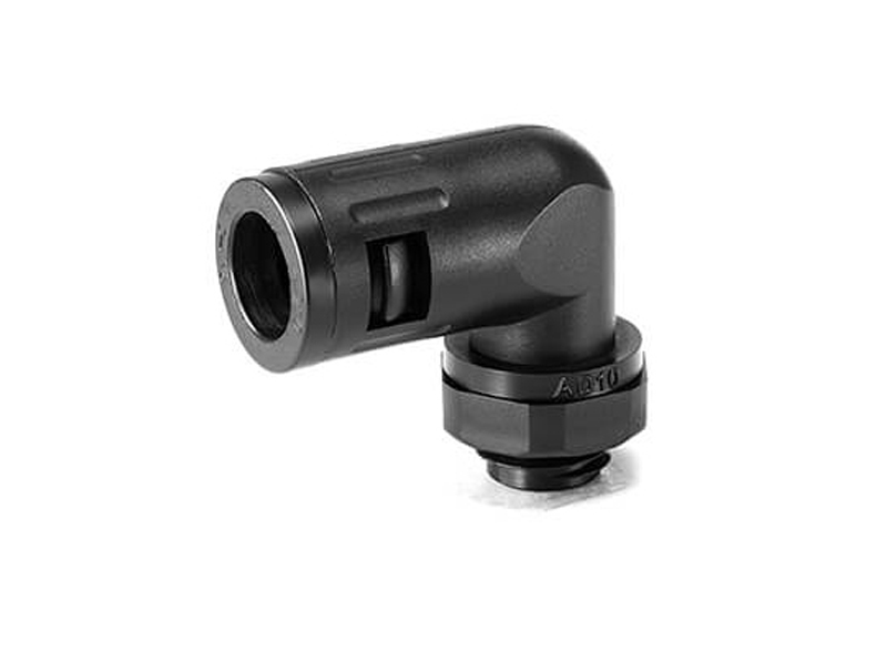 Elbow straight insert hose joint