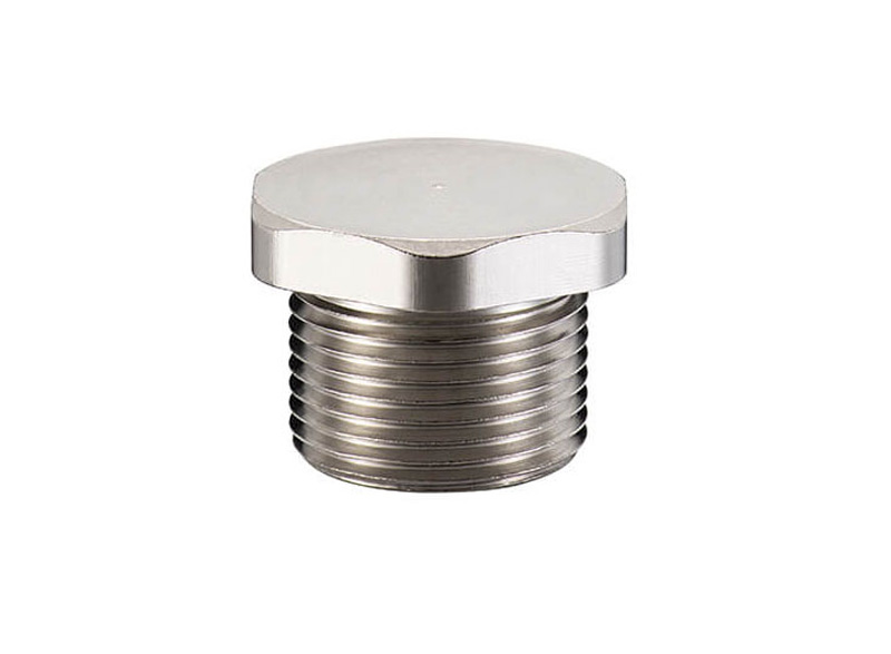 Stainless steel hexagonal plug