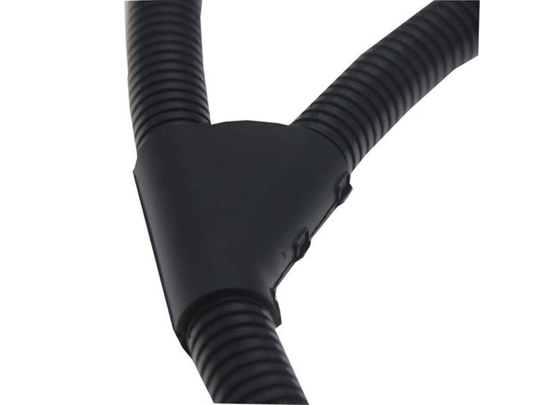 Open type tee reducer elbow connector