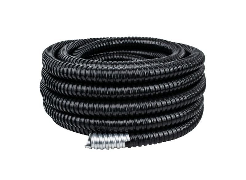 Plastic - coated metal hose