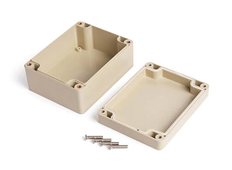 Metal screw type plastic waterproof box