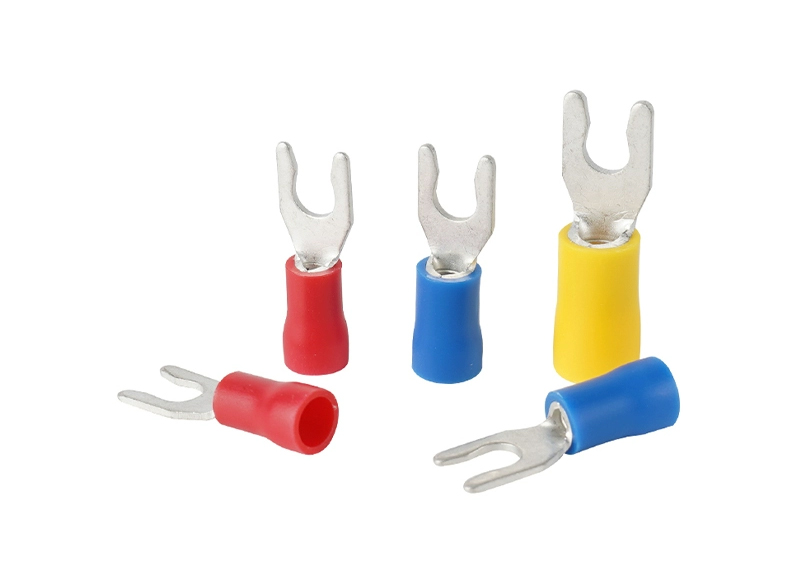 Fork-shaped insulated terminal