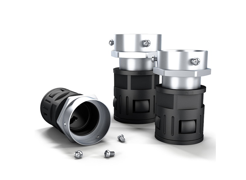 Galvanized pipe corrugated tube connection joint