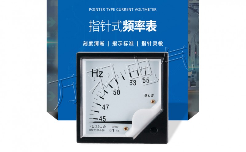 指针式频率表、功率表、功率因数表6L2-HZ