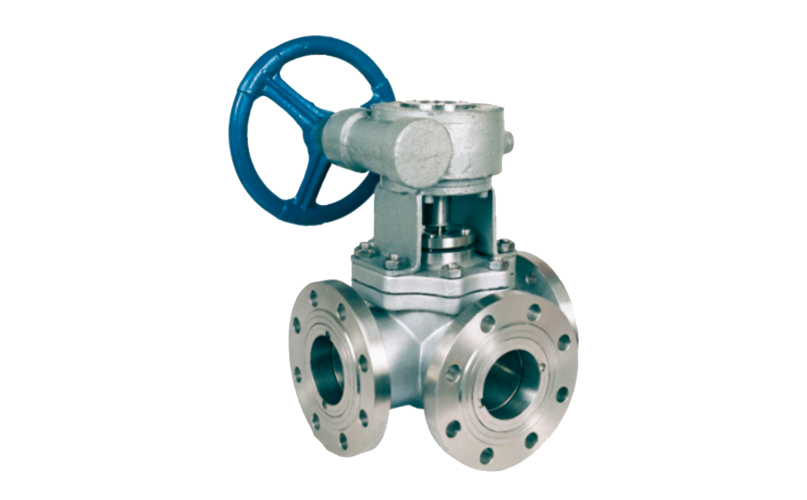 Three-Way Flanged Ball Valve