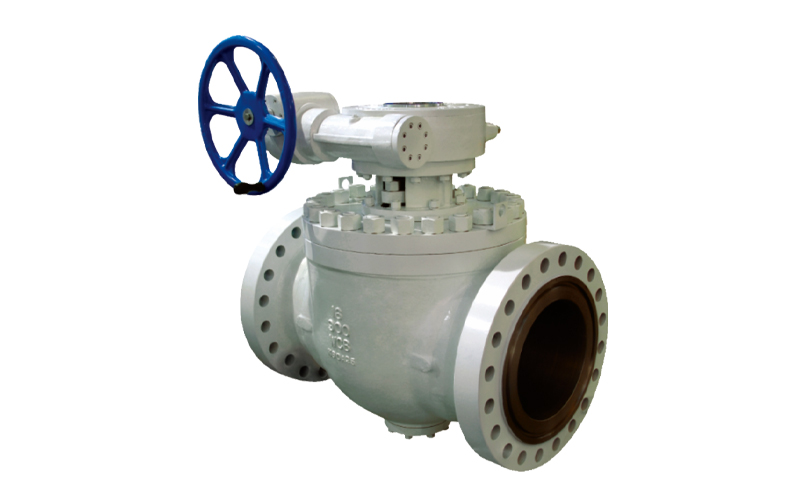 Upper-mounted eccentric hemispherical Valve